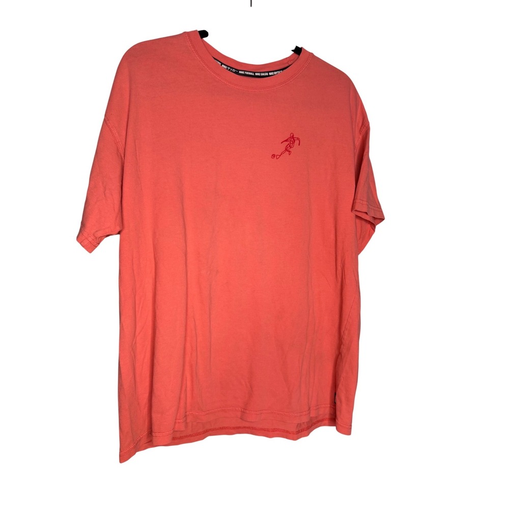 Nike F.C. men's salmon t-shirt graphic